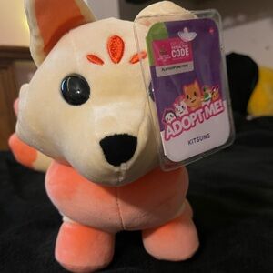 Kitsune Plush Toy - Orange and Cream